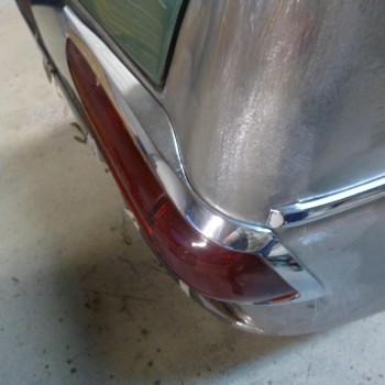 Restaurierung von Mercedes Benz Heckflossen (W108 - W111)