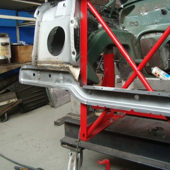 Restaurierung von Mercedes Benz Heckflossen (W108 - W111)